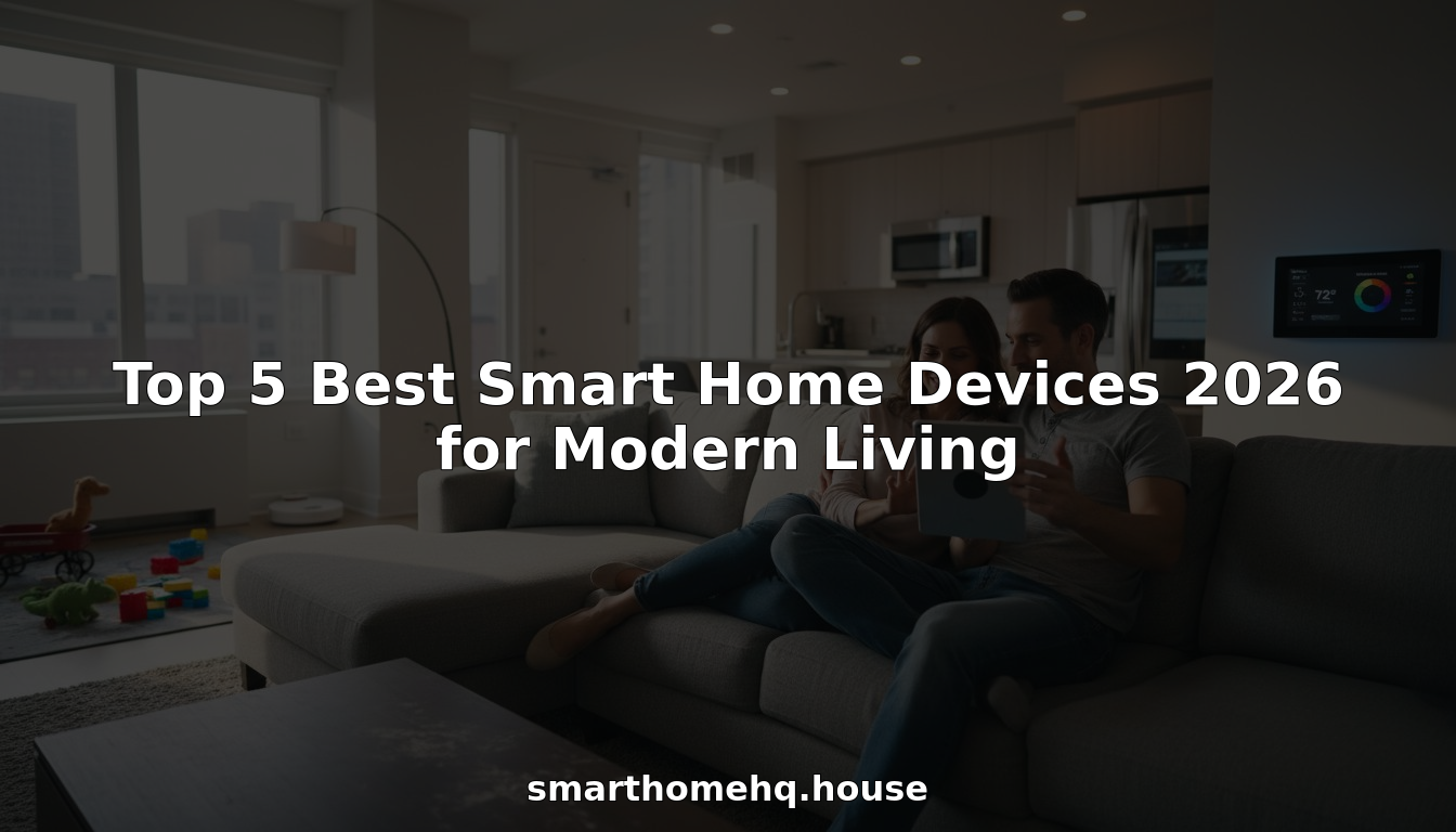 Top 5 Best Smart Home Devices 2026 for Modern Living