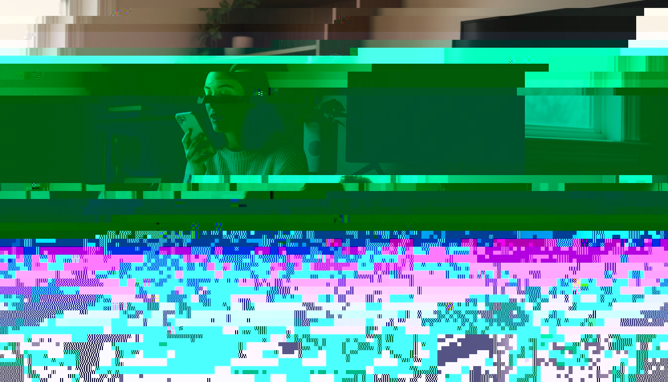 Family using wireless smart devices in apartment