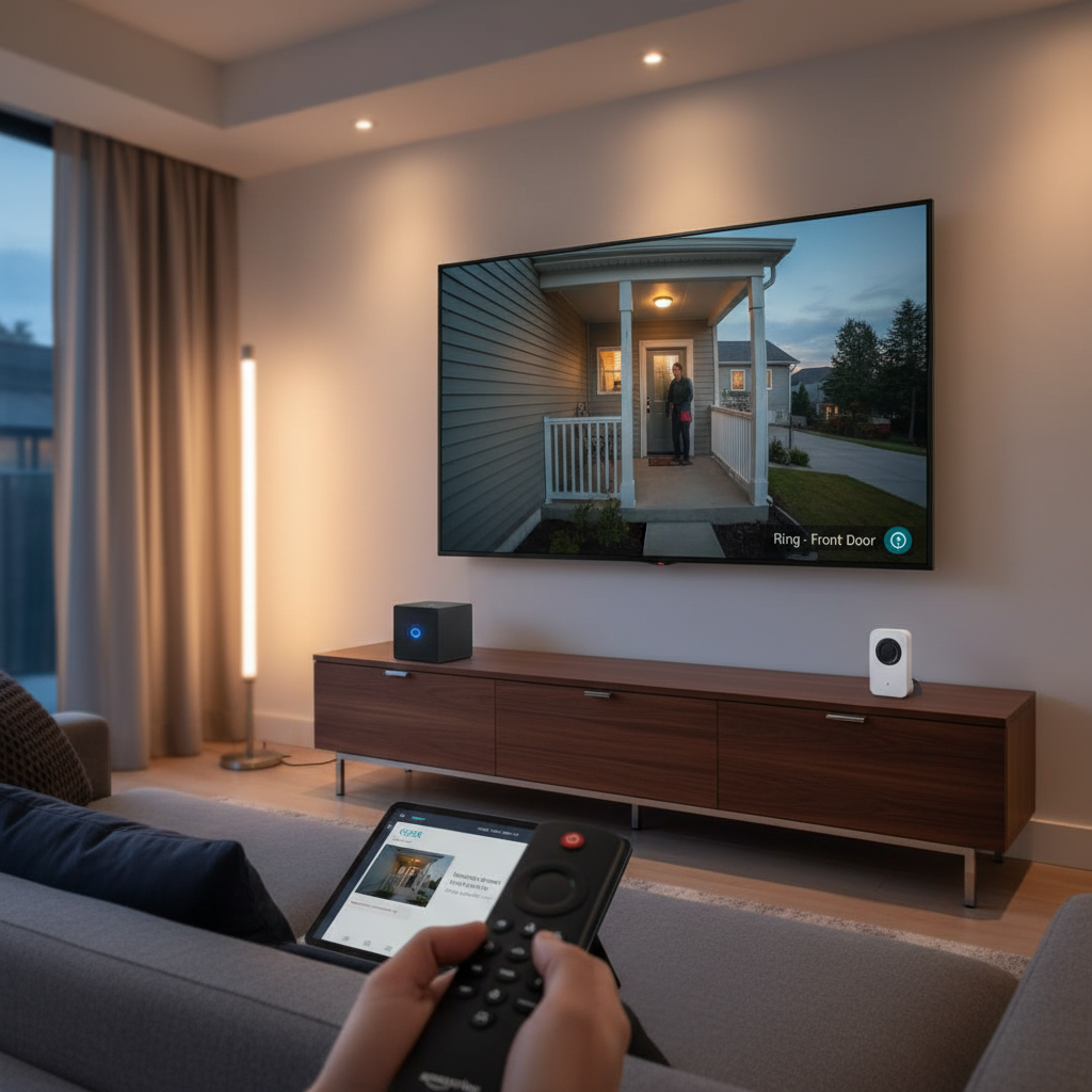 Ring Doorbell on Fire Cube TV Guide